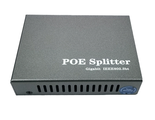 千兆標(biāo)準(zhǔn)POE分離器48V轉(zhuǎn)12V24V大功率72W供電模塊  鐵殼 隔離型符合IEEE802.3 BT標(biāo)準(zhǔn)  廣告機(jī)球機(jī) AP 基站 輸出二選一：12V6A   或24V3A